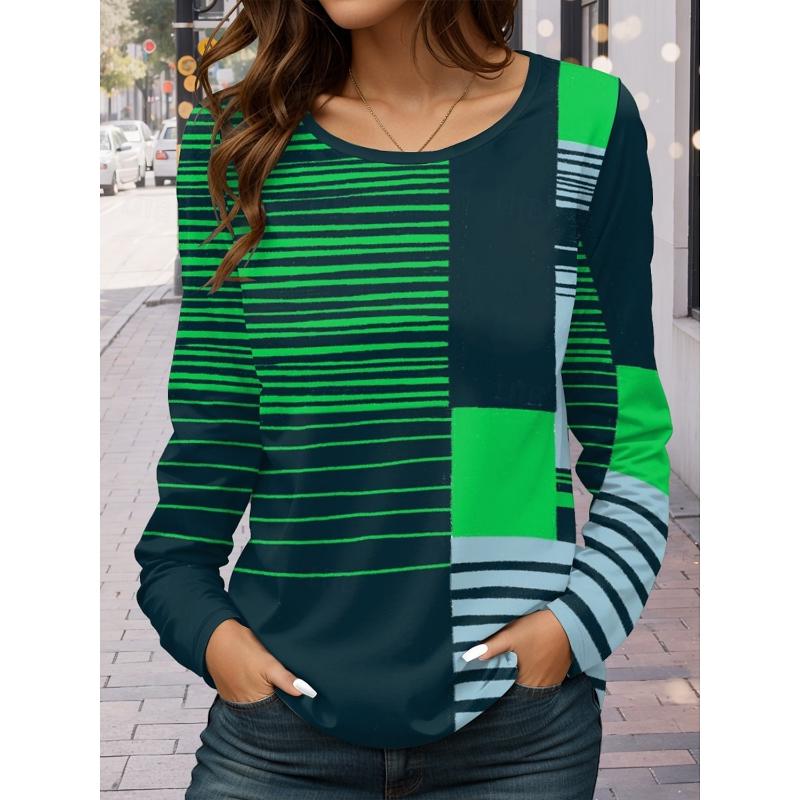 2025 Fashion Women's Graphic O-Neck Long Sleeve T-Shirt Y2k Casual Tops Womens Clothing Harajuku Female Clothing Pullover