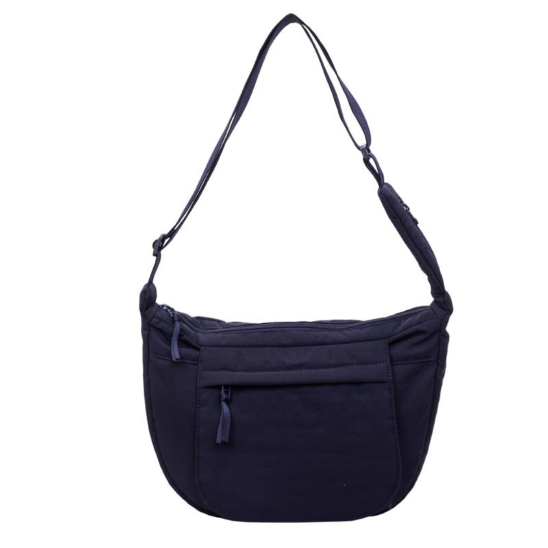 Large Capacity Solid Color Commuter Shoulder Bag Women's Crossbody Bag