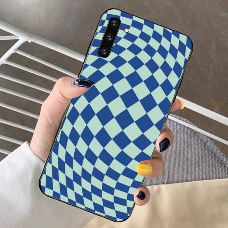crazy checkers Phone Case for Samsung Note 5 7 8 9 10 20 pro plus lite ultra A21 12 72
