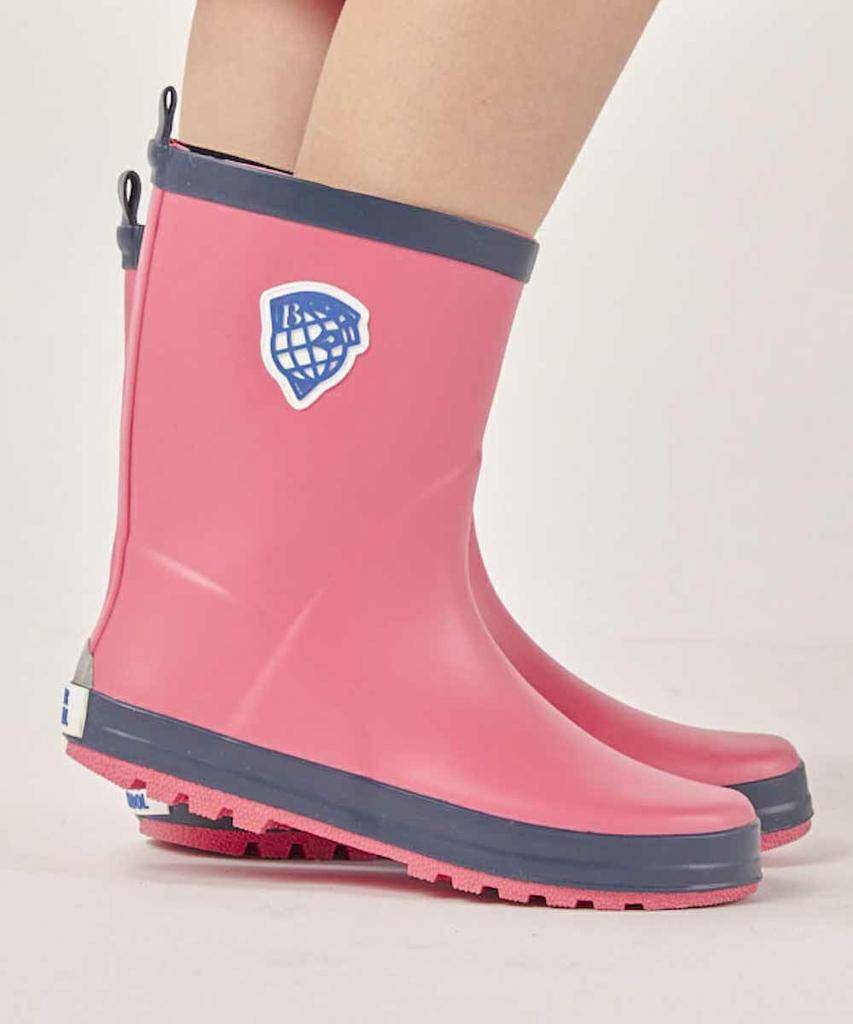 Rain boots with for boys and pink [Beams School] reflectors, waterproof, girls, 121490,