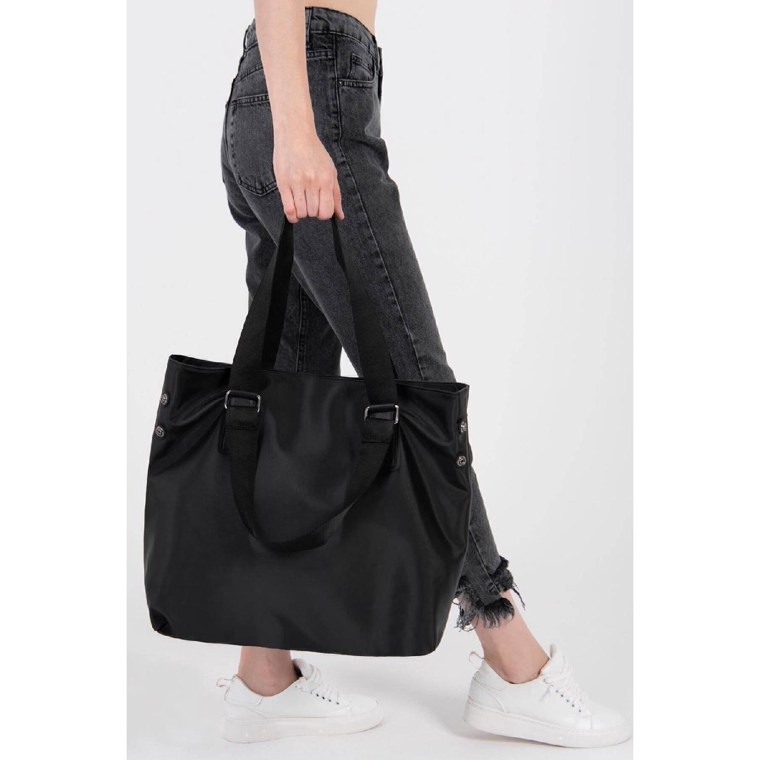 

Сумка-шоппер среднего размера Lotus Change Time с нашивкой M бежевый