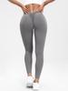 V-Shaped High-Elastic Hip-Lifting Pleated Yoga Pants - Popular in Europe & America for Training, Running & Fitness