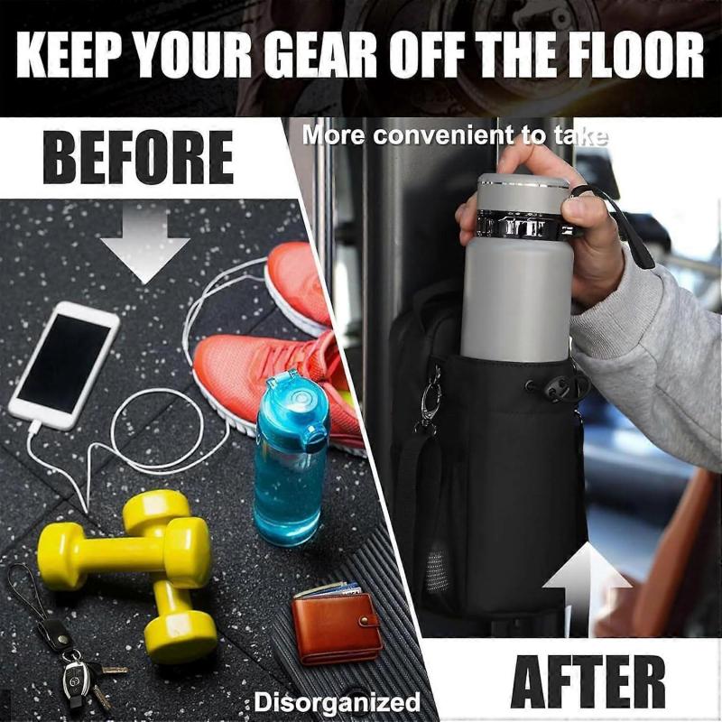 Magnetická taška přes rameno do posilovny Černá Velká Oxfordská látka Zapínání na zip Nastavitelný popruh pro posilovnu Sport Cestování