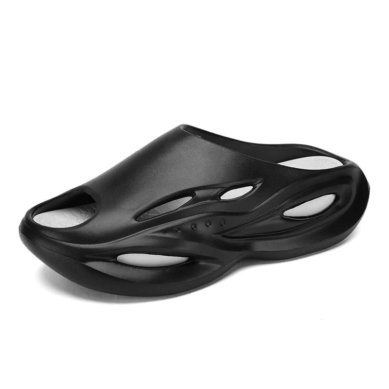 

Summer New Men s Slippers Outdoor Sandals Beach Comfortable Soft Slides Indoor Men Casual Shoes Men Women Home Slippers Outdoor 40-41 чорний