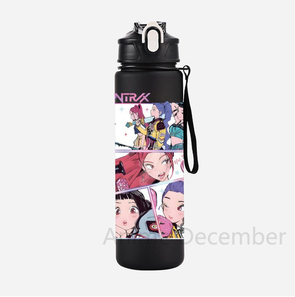 Anime K-Pop Demonjegere Karakter Vannkopp Stor Kapasitet Utendørs Bærbar Tau Drikkeflaske Gave til Gutter og Jenter