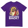 Funny Easter Guess Whos Back Jesus Religious Unisex Unisex Kids Tshirt
