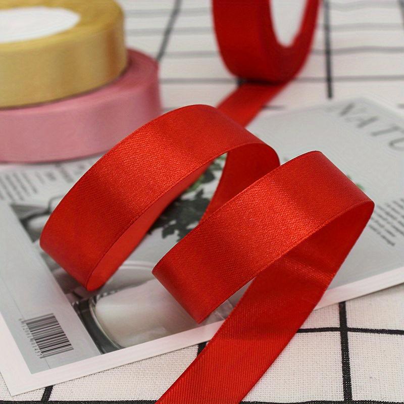 1 rolă de 25 de metri, 0,78 inci lățime, panglică pentru tort, ambalaj pentru cadou, panglică țesută, pentru decorarea nunții, cutie de bomboane, panglică pentru geantă