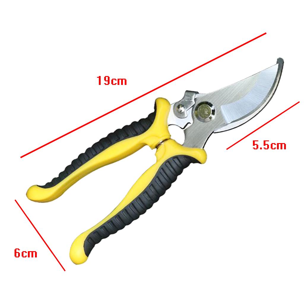 

Pruner Garden Scissors for Branch Trimming Fruit Tree Pruning Tool Metal Gardening Scissor Hand Cutter Household Garden Shears