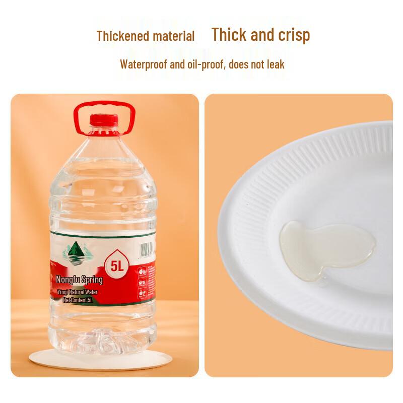 Kamille 6-Zoll Einweg-Pappteller