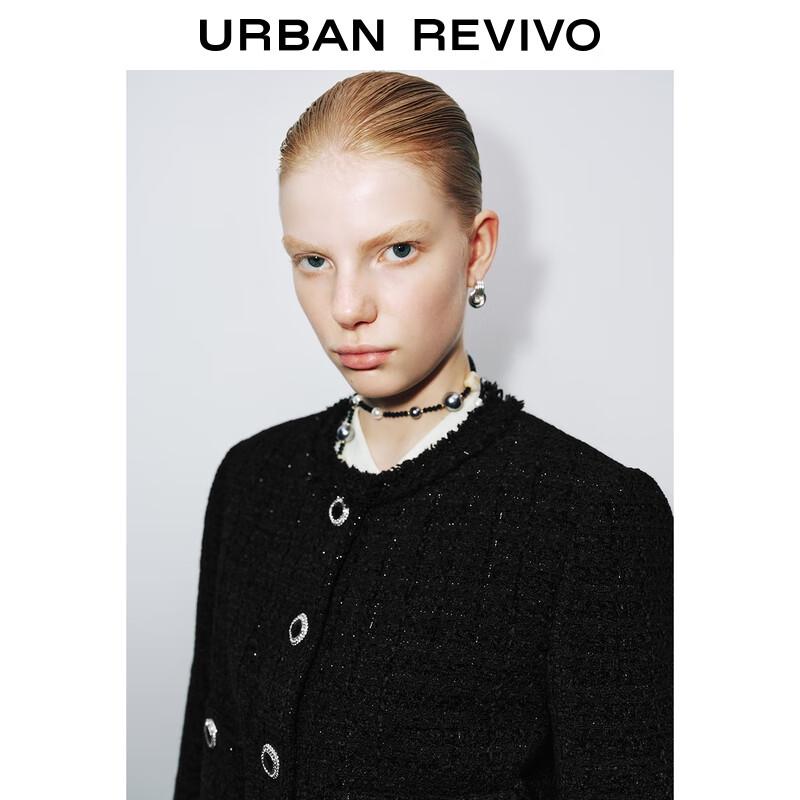 UR 2025 Autumn Textured Button Jacket