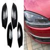 Vehicle Enhancement GTI R Headlight Cover ABS Car Accessory Car Modification Easy Installation Lightweight Design
