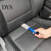 Arc-shaped Handle Car Brush Cleaning 2-in-1 Soft Bristles Portable Efficient Dense Bristle Anti-deform Arced Comfortable Grip Good Dusting Effect