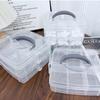 Large Capacity Transparent Boxes for Jewelry Earring Rings Bracelet Boxes Removable Storage Box Container Dustproof Organizer