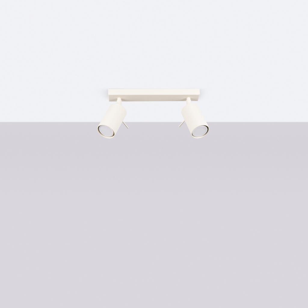 Ceiling Light Mirax 2 Gu10 Beige Lumilo 14.699.95