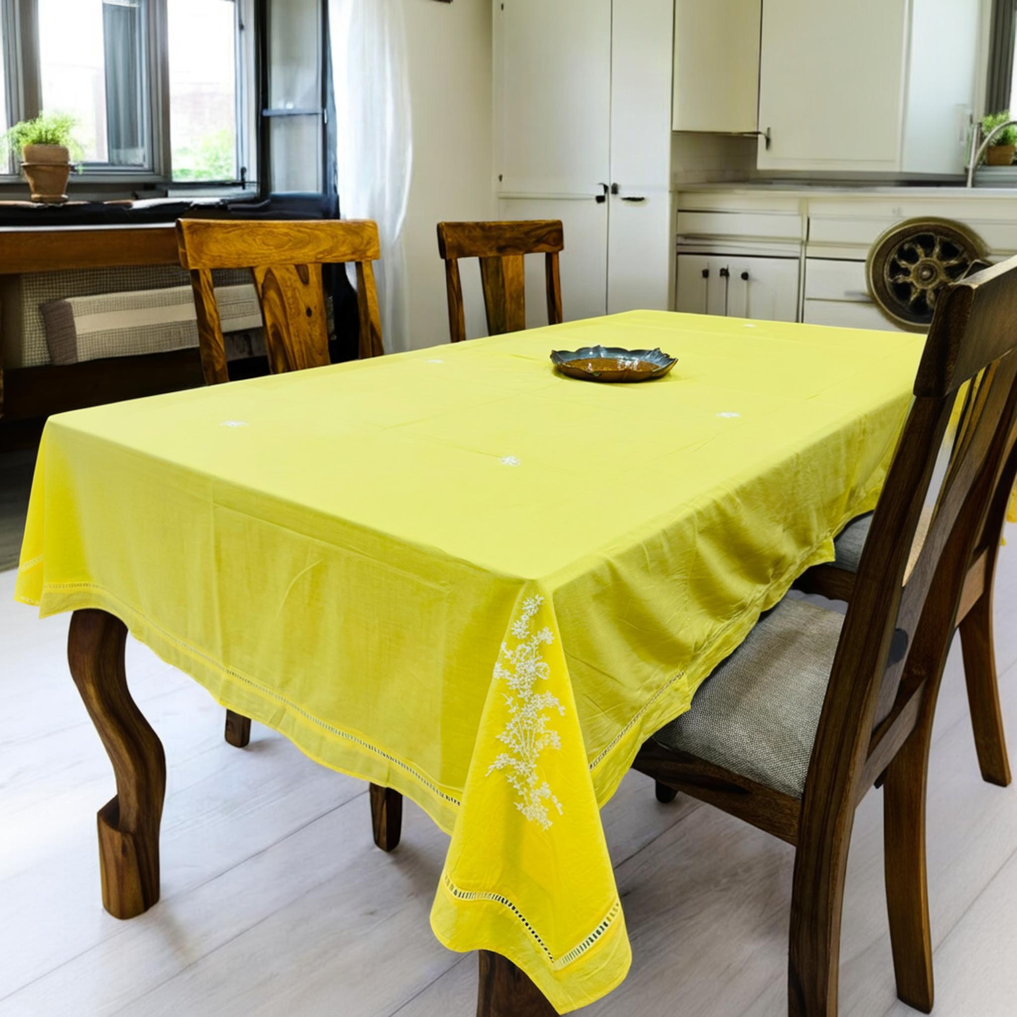 Anthophile Rectangular Table Cloth жёлтый