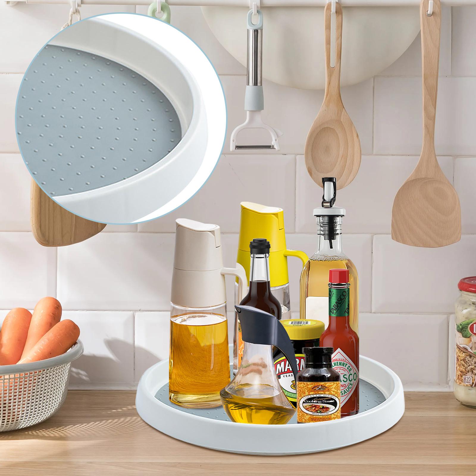 

Кухонная стойка для хранения приправ, вращающийся стол для приправ, настольный органайзер, стойка для хранения One Size