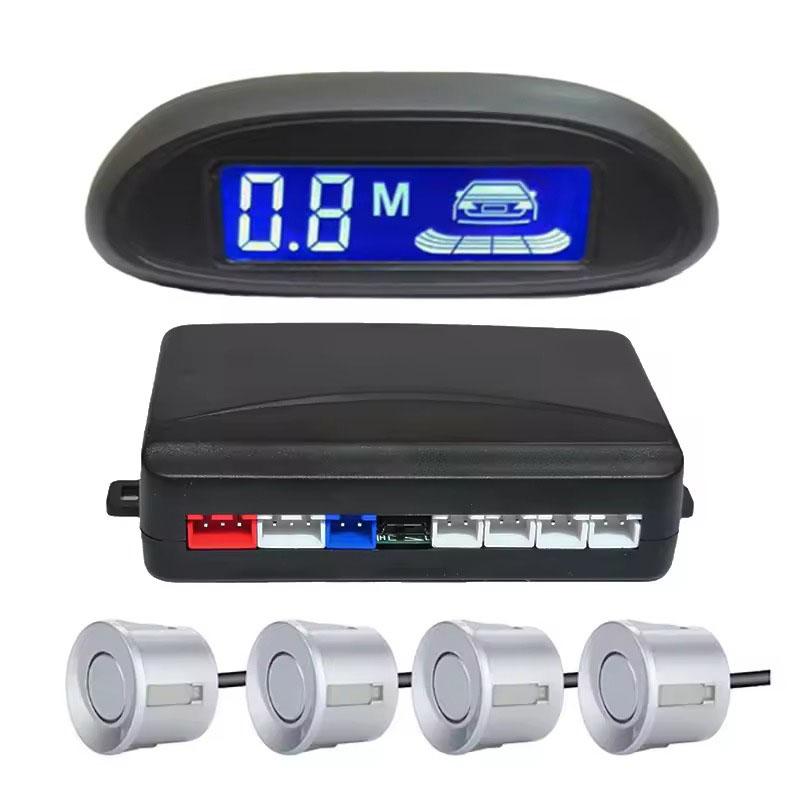Sinovcle Parking Sensor For Car With Auto Parktronic Reverse LED Monitor 4 Sensors Radar Detector System Backlight Display