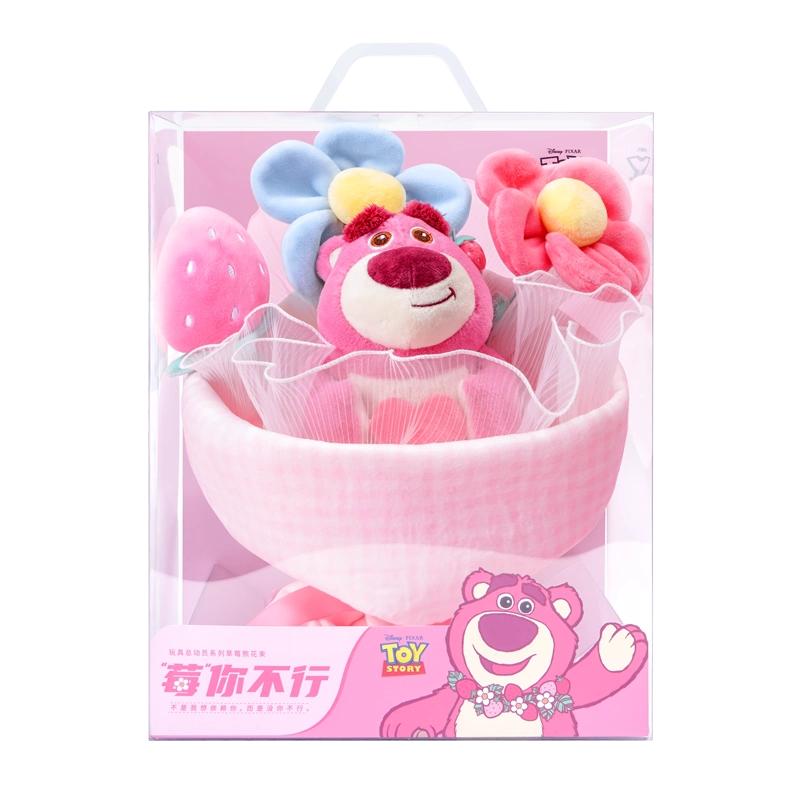 Authentic New Potdemiel Lovely Strawberry Bear Doll Bouquet Series To Send Female Boyfriend Couple Doll Christmas Gift