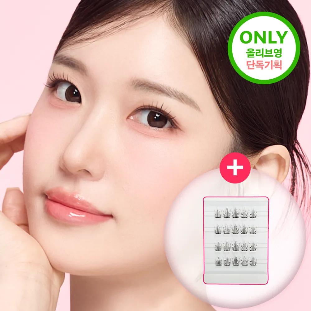 keybo No Glue Eyelash BBiBBi Lash SET #Natural Bulk Pack (48+12pcs)