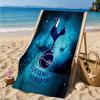 Toalla de Playa de Microfibra con Diseño de Escudo de Club, Suave y Absorbente, Secado Rápido, Ideal para Viajes de Verano, Esencial para la Playa, Piscina