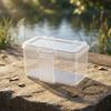 1pc Live Bait Box Plastic Lure Box Fake Bait Parts Earthworm Storage Container Multi-Purpose Portable Fishing Tools Organizer