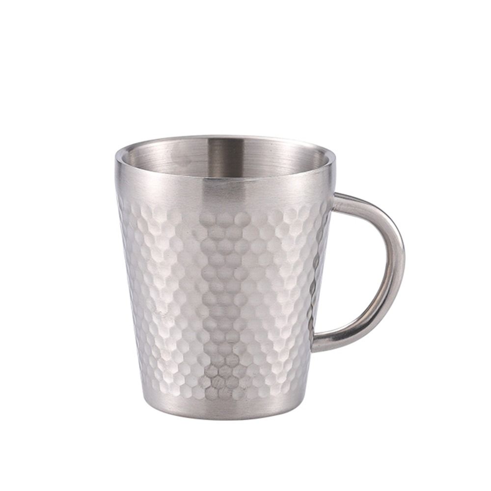 Hammered Texture Cold Water Drinks Cup Keep Cold Milk Mugs  Drinkware
