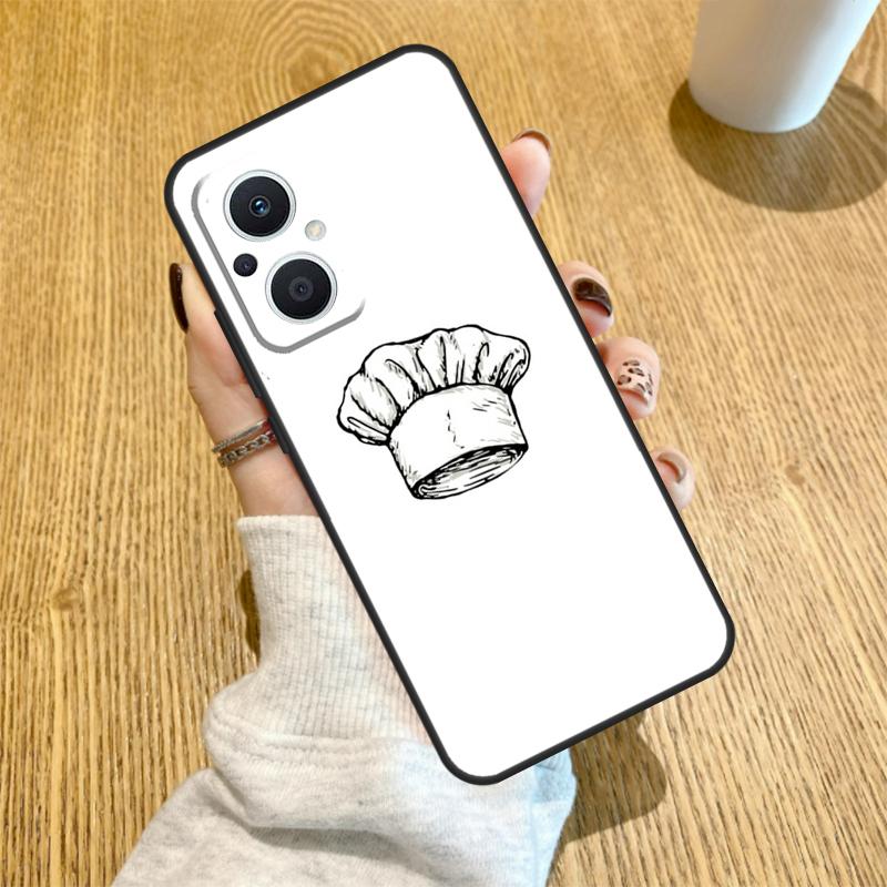 Cooking Chef Funda For OPPO Reno 12F 11F 13F 14F 8T 8 Lite 10 11 12 13 14 OPPO Find X8 X6 X5 X9 Pro Case