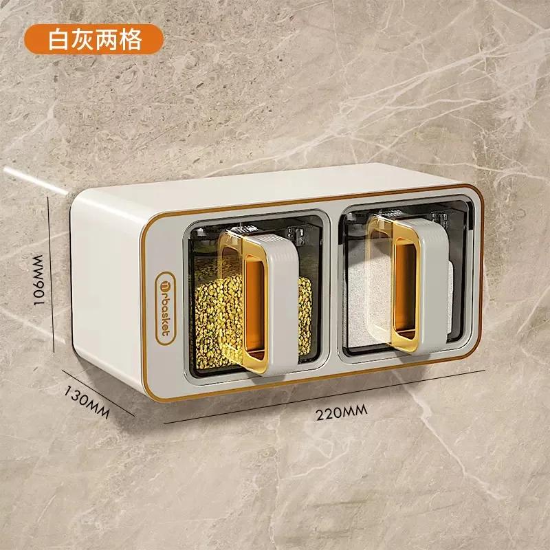 

Настенный кухонный ящик для приправ и перца, набор банок для приправ