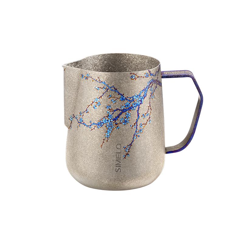 SIMELO Pure Titanium Latte Art Pitcher