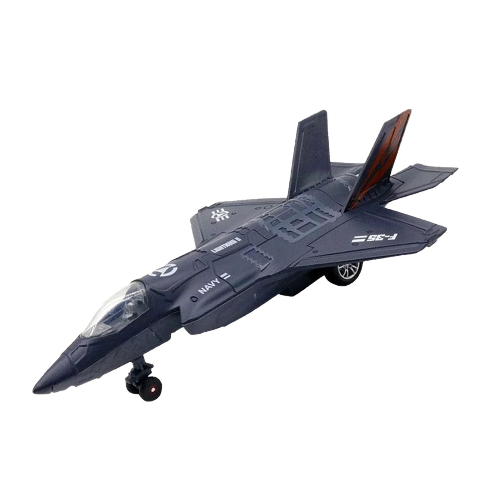 

Детская головоломка научная авиационная модель истребителя игрушка имитация сплава 22 см One Size