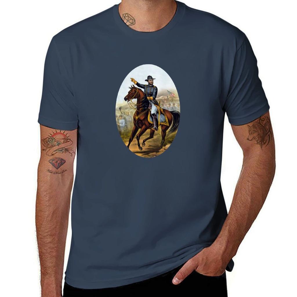 General US Grant  Our Old Commander Tshirt Aesthetic clothing new edition quickdrying plain white t shirts men