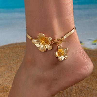 Elegant Floral Anklet for Women: Versatile & Stylish Daily Wear