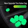 Luminous Tire Valve Caps for Cars and Motorcycles
