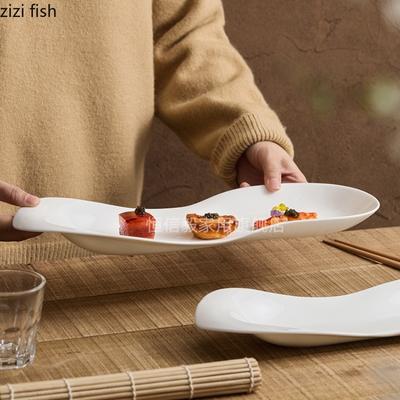 Vaisselle blanche Assiettes à dîner Assiette à sushi Assiette à dessert Disque à sashimi Plat à fruits Saladier Plat à dim sum Plateau à collation Assiettes à dîner