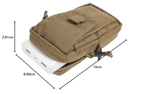 HELIKON-TEX NAVTEL POUCH CORDURA Military Pouch, Tactical Pouch, Mobile Phone Case, Waist Pouch, Airsoft, Black