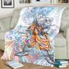 Comfortable Dragon Ball! Blanket Warm Flannel Print for Bedrooms, Sofas, Beds, Chairs, Picnics, Travel