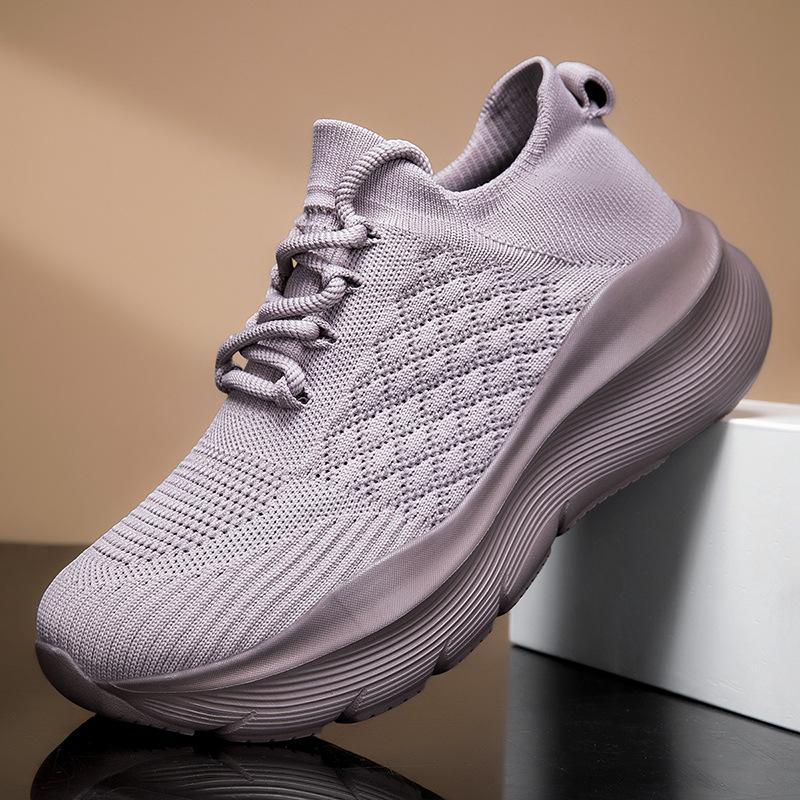 

Couple running shoes spring and autumn summer breathable casual fly-woven mesh sneakers soft-soled casual sneakers 45