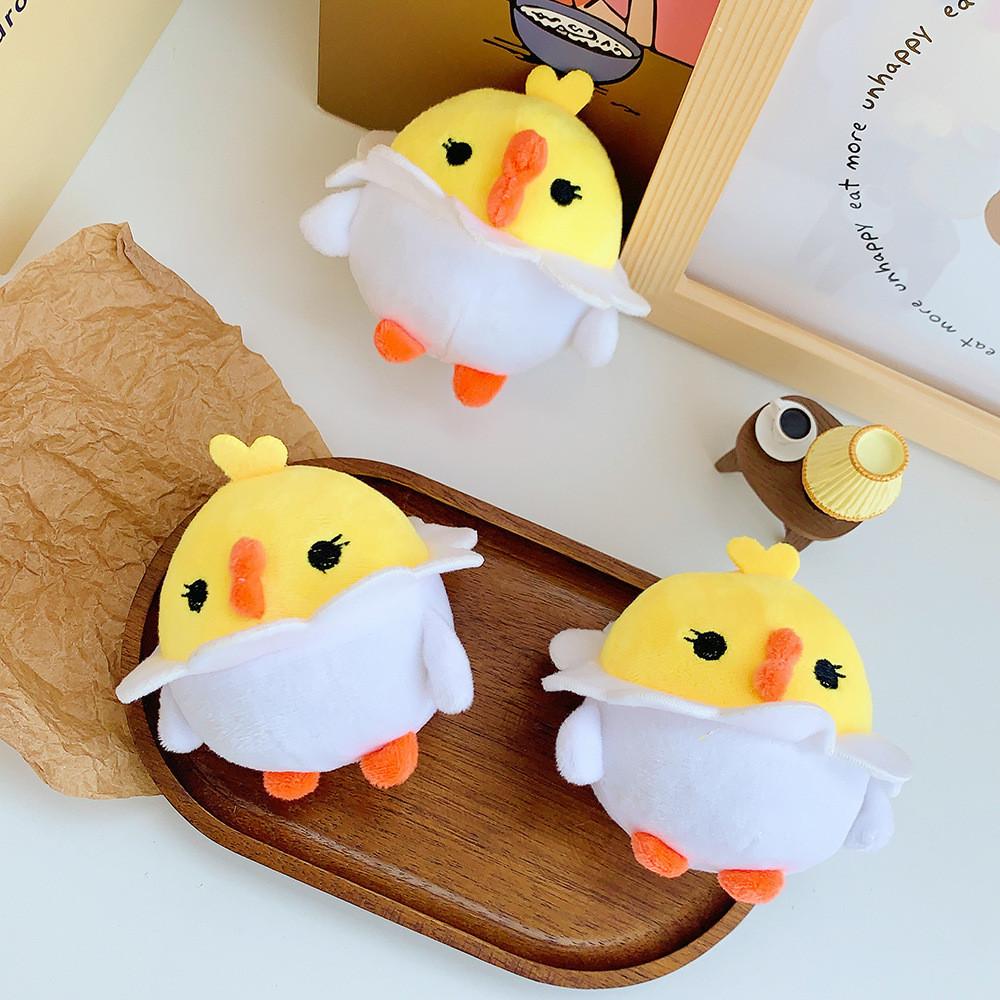 Adorable Plush Toy Chick In Eggshell Design Soft And Cuddly Stuffed Animal