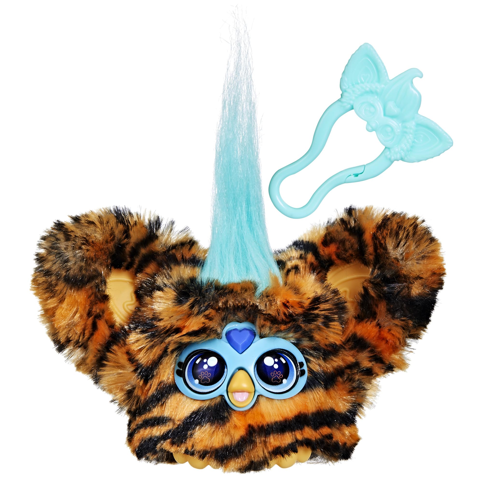 

Hasbro Furby Furblets Tibby Мини-друг, Электрическая плюшевая игрушка для мальчиков и девочек, Возраст 6+, Оранжевый, Тигр, Furby говорит, Музыкальный, G1700, Оригинал