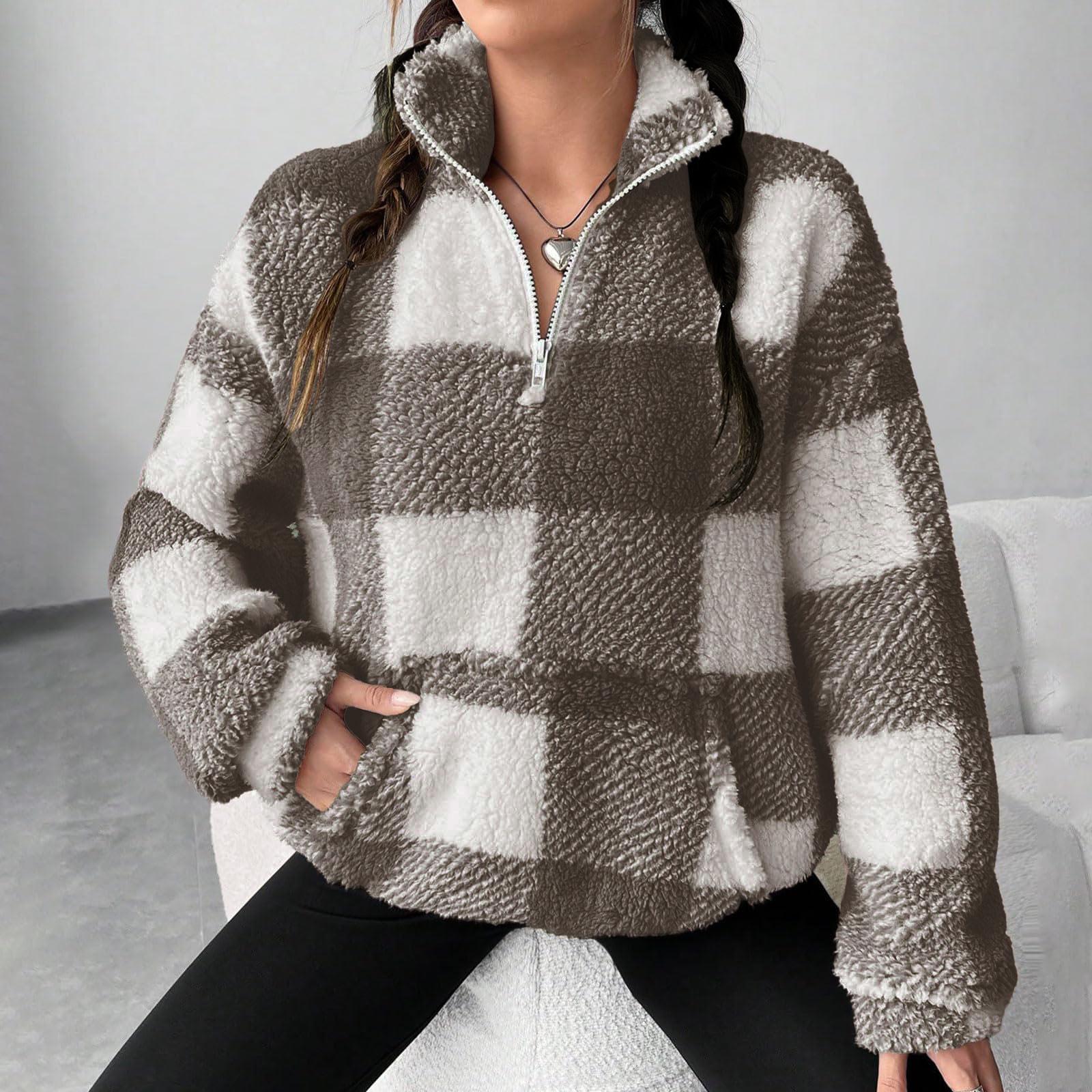 

Women Tops Long Sleeve R-Neck Shirts Fall Fashion Casual Business Tunic Blouses XL коричневий
