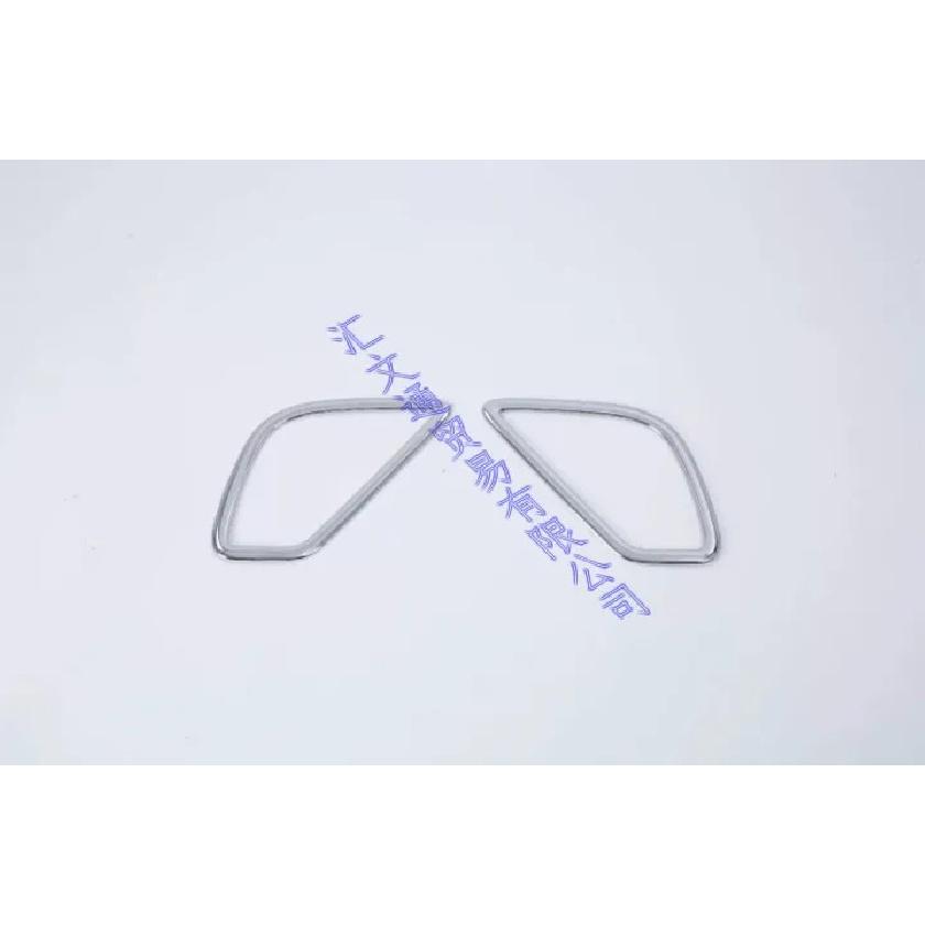 For Mitsubishi ECLIPSE CROSS 2018-2024 Car Accessories ABS Chrome Rear Reflector Fog Light Lamp Cover Trim Bezel Frame Garnish