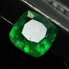 Natural Green Emerald Loose Gemstone Square Cushion Cut 7 ct Colombian for Jewelry Making and Crafts