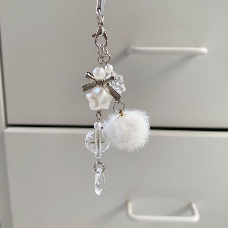 Reusable Snowflake Keychain Adorable Pendant Designs For Phone Bag Holiday Gift Giving