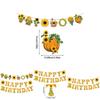 Sunflower Theme Letter Banner For Party Decor With Paper Material For Event Celebrations