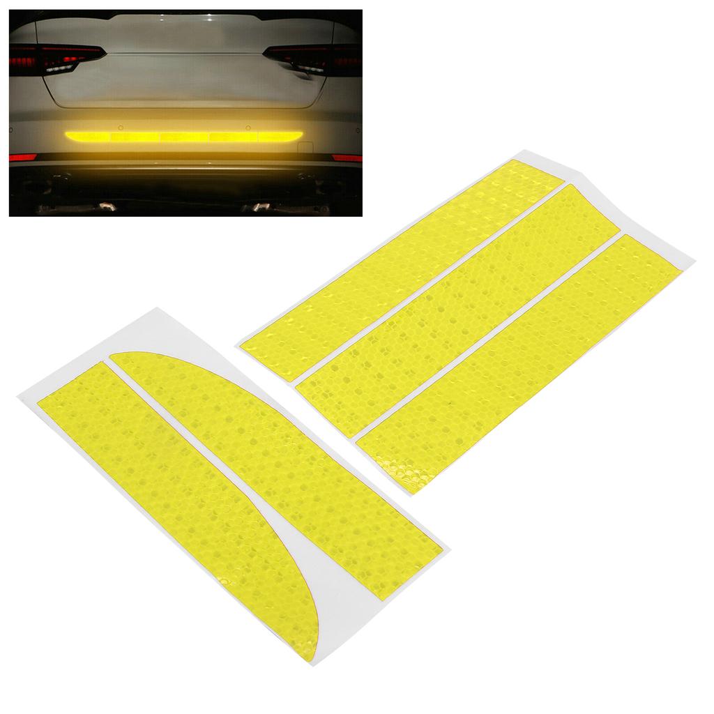 5PCS Strong Reflective Stripe Sticker High   Night Visibility   Waterproof