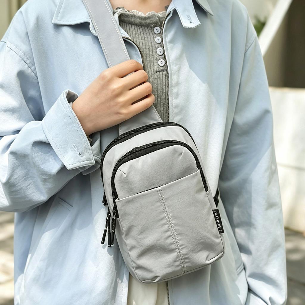 Men's Crossbody Bag, New Trendy Small Shoulder Bag, Summer Sling Bag, Chest Bag, Women's Cycling Hiking Bag, Student Backpack