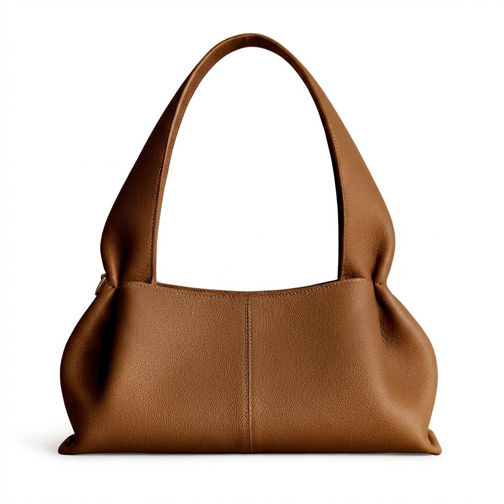 Cloud Bag, Niche Design, Women's Handbag, 2026 New Shoulder Bag, Women's Fashionable Soft Leather Armpit Bag