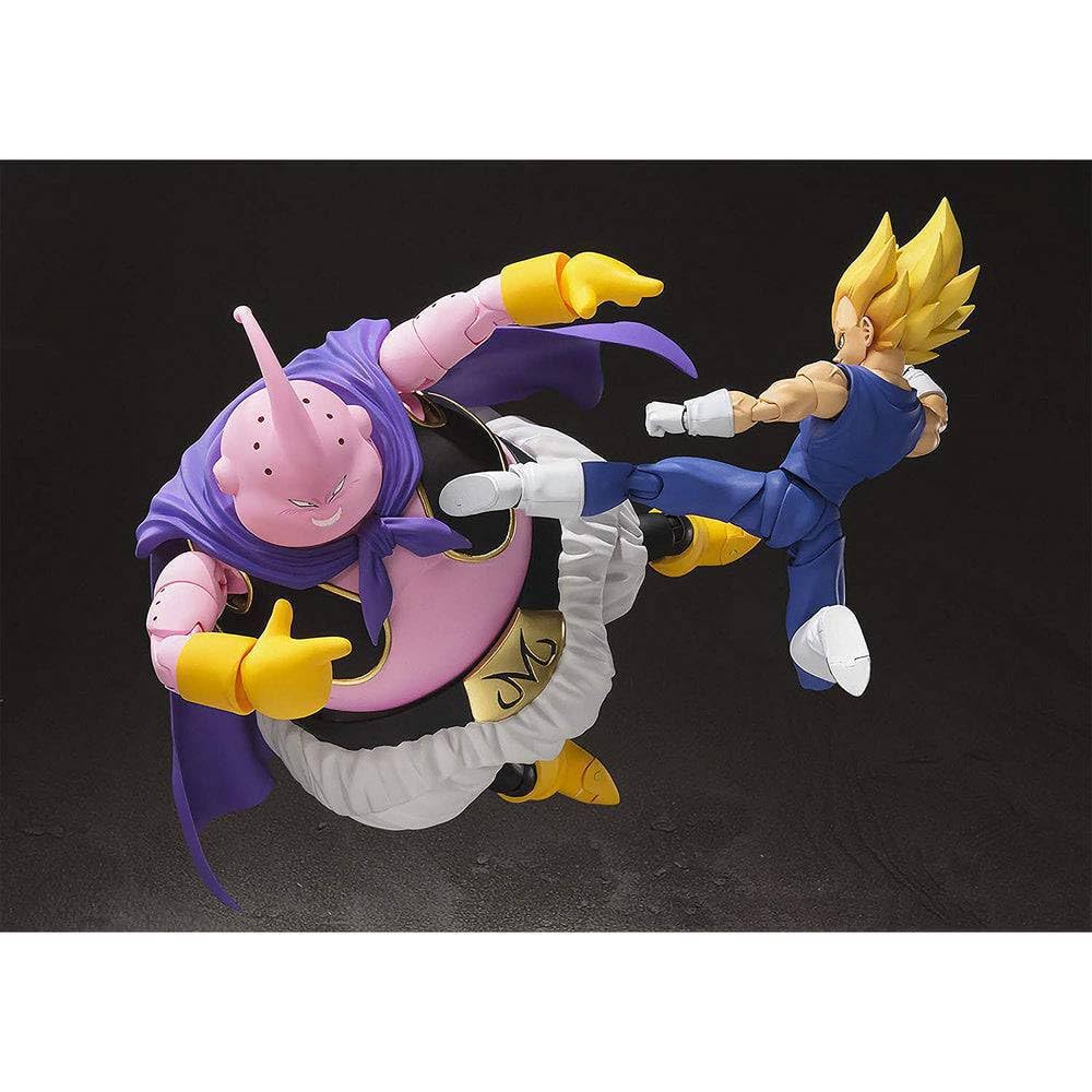 TAMASHII NATIONS Dragon Ball Majin Buu 180mm ABS PVC Painted Movable Figure S.H.Figuarts -Good- Approx. &