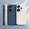 Classic Phone Case for Xiaomi Poco F6 Pro 5G Simple Shell Skin Friendly Square Liquid Silicone  Lens Protection Back Covers