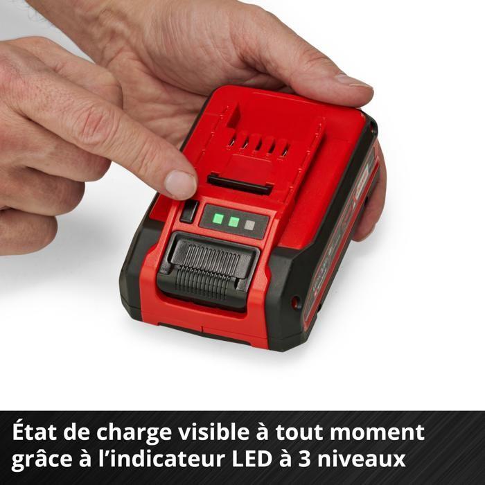 Einhell double batterie 3,0 ah pxc plus twinpack (18 v, lithium-ion, pour tous les appareils pxc)